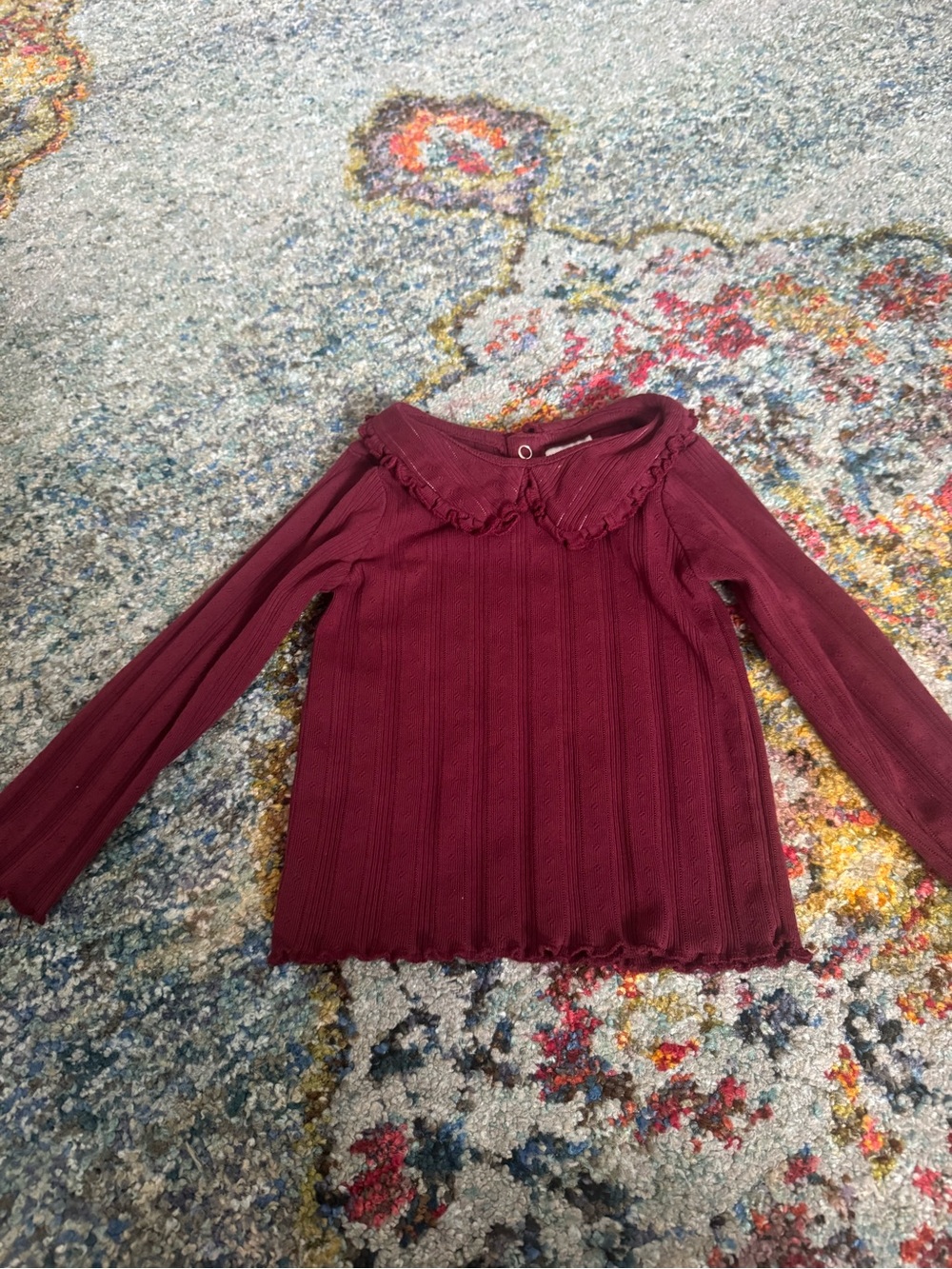 Hannah Anderson Burgundy Top